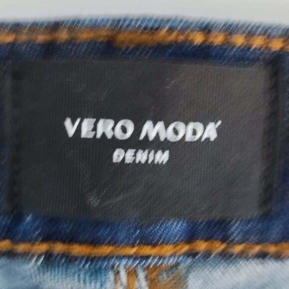 Vero Moda Denim shape up jeans skinny dark wash blue women's size S/34 - Picture 6 of 16
